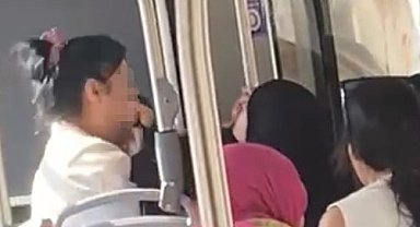 Halk otobüsünde tesettürlü kadına hakaret eden şüpheli serbest bırakıldı