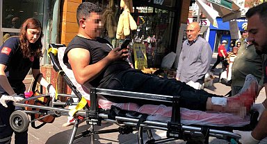 Hastaneye kaldırılırken bile telefonu elinden bırakmadı