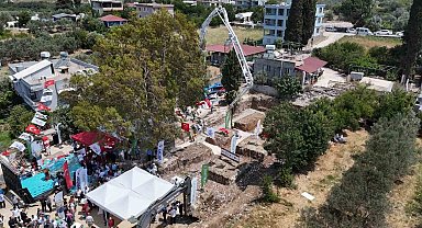 Hatay'a 3 dilde eğitim verecek olan kreşin inşası için temel atıldı