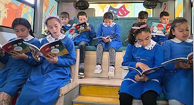 Hayalleri taşıyan kütüphane, kırsalda 5 bin çocukla buluştu