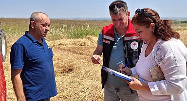 Hayrabolu'da biçerdöver denetimleri sürüyor