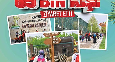 Hayvanat bahçesini bayramda 65 bin kişi ziyaret etti
