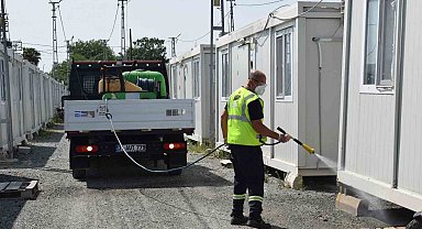 HBB, Erzin'de sineklere ve haşerelere karşı ilaçlama çalışmalarını sürdürüyor