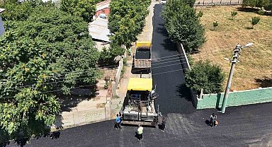 Iğdır Belediyesi, asfaltlama çalışmalarına devam ediyor
