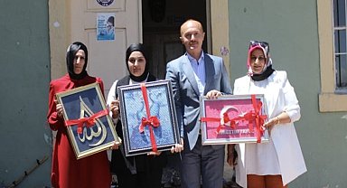 Iğdır'da el emeği göz nuru ürünler sergilendi