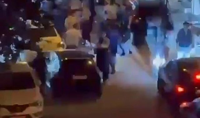 İki grup birbirine girdi, ortalık savaş alanına döndü