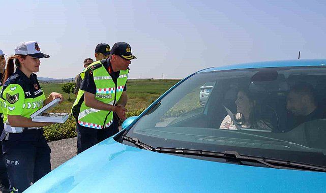İl Jandarma Komutanlığı Dedebağı, yol denetimlerine katıldı