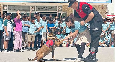 İlkokul öğrencilerine jandarma tanıtıldı