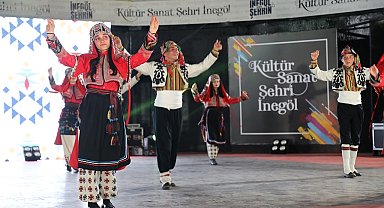 İnegöl Belediyesi Halk Dansları Topluluğu 14. yılını kutluyor