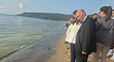 İnkumu denizine mazot döken gemi tespit edilemedi