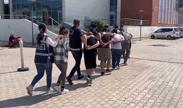 İskenderun'da hapis cezasıyla aranan 8 kişi yakalandı