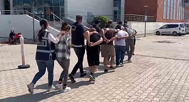 İskenderun'da hapis cezasıyla aranan 8 kişi yakalandı