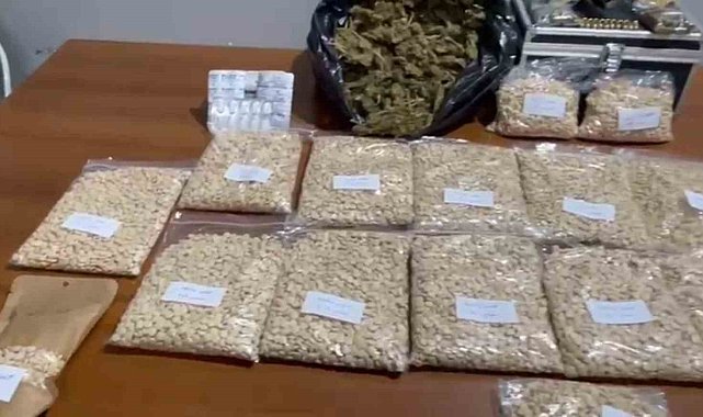 İskenderun'da uyuşturucu esrar ve hap operasyonu