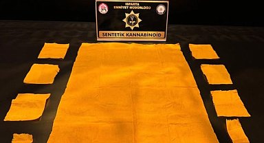 Isparta'da 6 bin 672 kullanımlık sentetik madde ele geçirildi