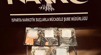 Isparta'da düzenlenen operasyonda çok miktarda uyuşturucu madde ele geçirildi