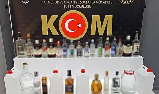 Isparta'da kaçak alkol operasyonu: 27 litre kaçak içki ele geçirildi