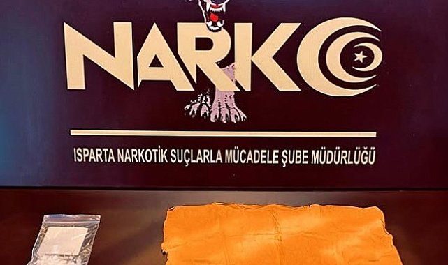 Isparta'da uyuşturucu operasyonunda 2 gözaltı
