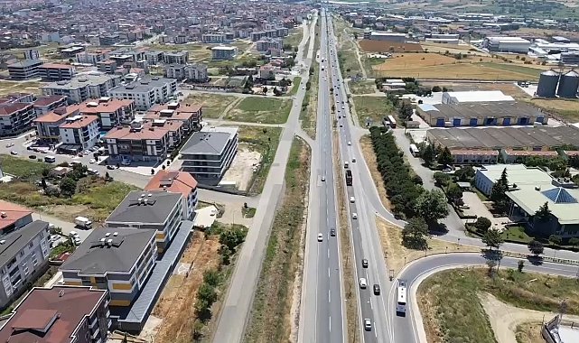 İstanbul-Tekirdağ yolunda bayram yoğunluğu