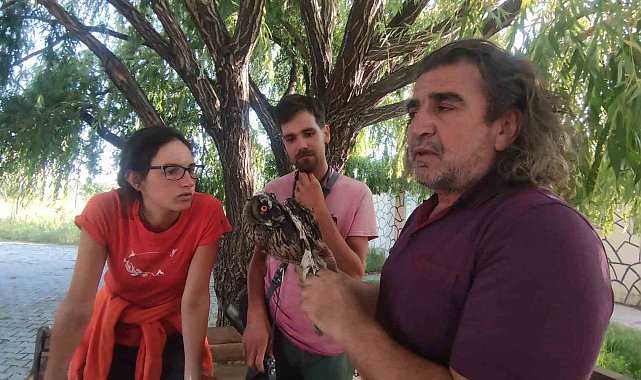 İtalya'dan Van'a geldiler, doğaya kuş saldılar