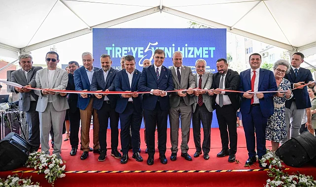 İzmir Büyükşehir'den Tire'de açılış rüzgârı