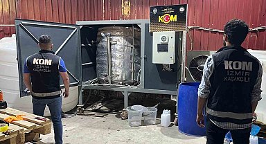 İzmir'de 6 milyonluk sahte içki operasyonu: 2 tutuklama