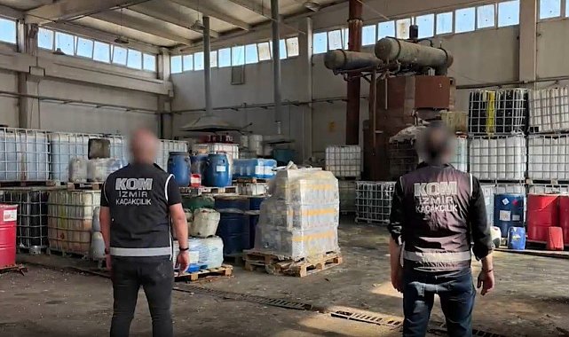 İzmir'de 613 ton kaçak akaryakıt ele geçirildi