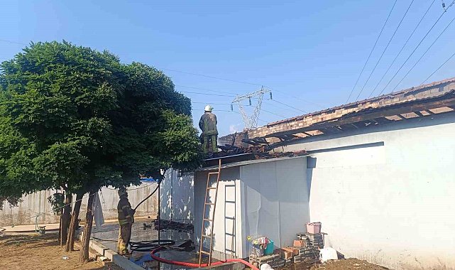 İzmir'de çiftlik yangını: 1 yaşındaki bebek ağır yaralandı