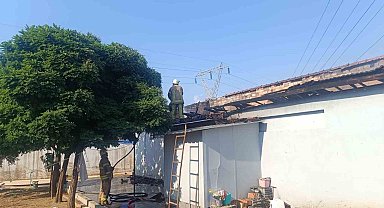 İzmir'de çiftlik yangını: 1 yaşındaki bebek ağır yaralandı