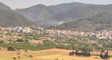 İzmir'de orman yangını: Müdahale sürüyor