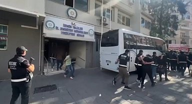 İzmir'de silahlı suç örgütüne şafak operasyonu: 17 tutuklama