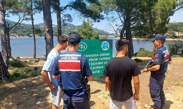 Jandarma ekipleri baraj ve göletlerde boğulma tehlikesine karşı uyardı