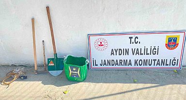 Kaçak kazı yapan 6 şüpheli suçüstü yakalandı