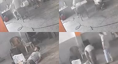 Kadın kılığına giren katilin işlediği cinayet kamerada