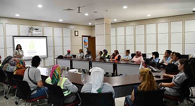 Kadın personele eğitim verildi