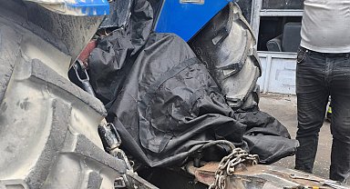 Kafası traktörün parçaları arasında sıkışan usta feci şekilde hayatını kaybetti