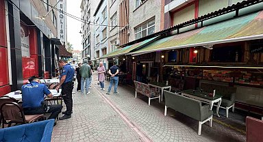 Kafede yangın paniği