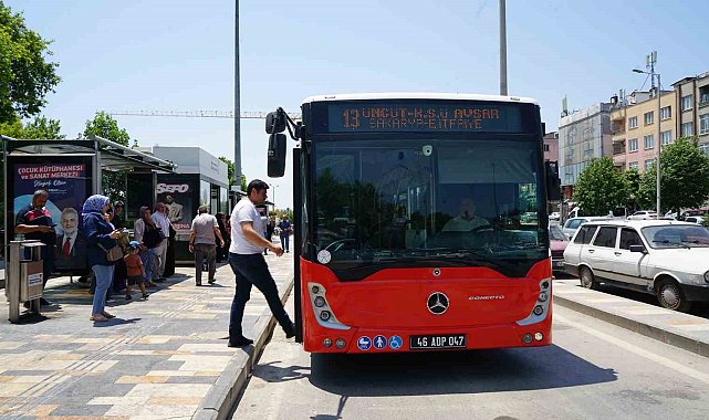 Kahramanmaraş'ta bayramda ücretsiz 11 bin 250 yolcu taşındı