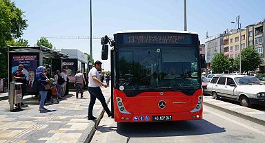Kahramanmaraş'ta bayramda ücretsiz 11 bin 250 yolcu taşındı