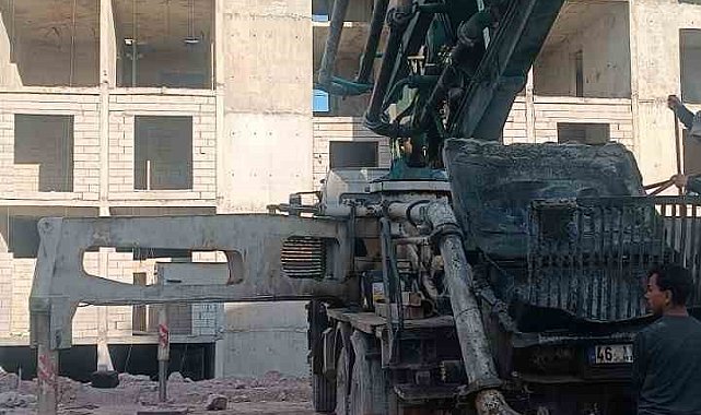Kahramanmaraş'ta inşaattan düşen işçi öldü
