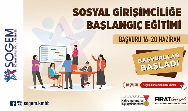 Kahramanmaraş'ta Sosyal Girişimciliğe Başlangıç Eğitimi