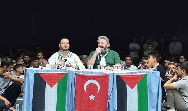 Kahta'daki Gazze Direnişimiz konferansına yoğun ilgi