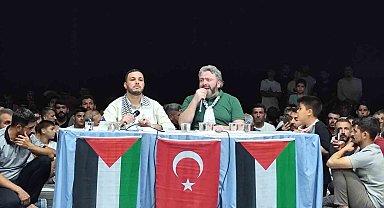 Kahta'daki Gazze Direnişimiz konferansına yoğun ilgi