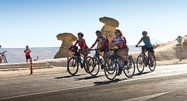 Kapadokya'da bisiklet heyecanı yaşanacak