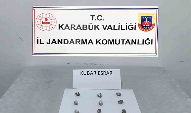 Karabük'te kubar esrar ele geçirildi
