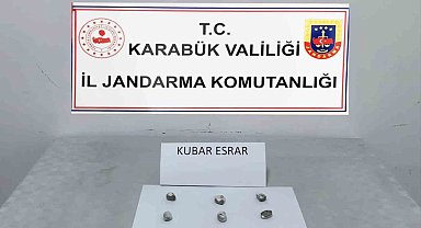 Karabük'te kubar esrar ele geçirildi