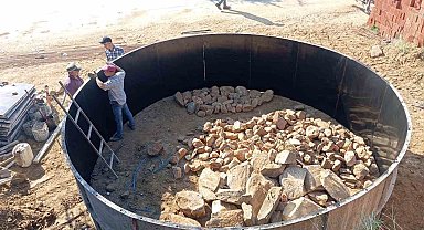 Karacaali Mahallesi'ne yangın ve su ihtiyacı için 100 tonluk depo