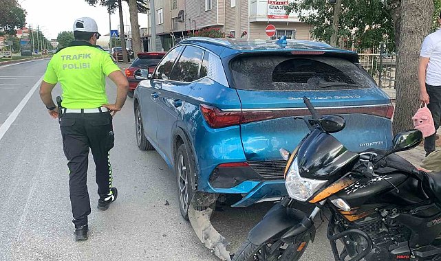 Karaman'da motosiklet kazası: 1 yaralı