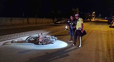 Karaman'da refüje çarpan motosikletteki 2 kişi ağır yaralandı