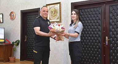 Kars Emniyet Müdürü Saka, özel güvenlik görevlilerini makamında ağırladı