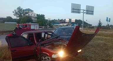 Kastamonu'da iki ayrı trafik kazasında 3 kişi yaralandı